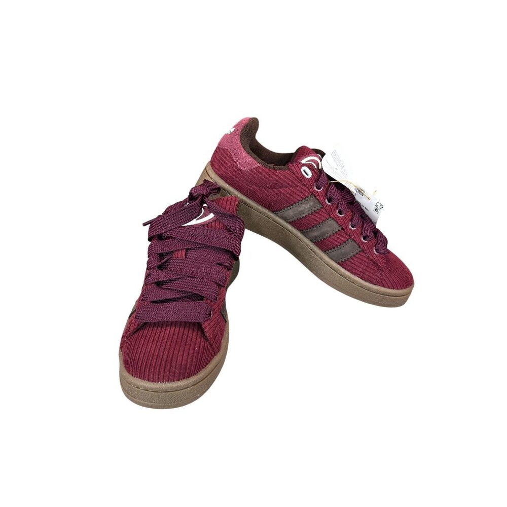 Adidas Campus 00s Womens Corduroy Sneakers Size 4 Maroon & Brown
